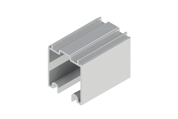 DES-261 | TRILHO SUPERIOR SIMPLES C/ ENCAIXE BANDEIRA