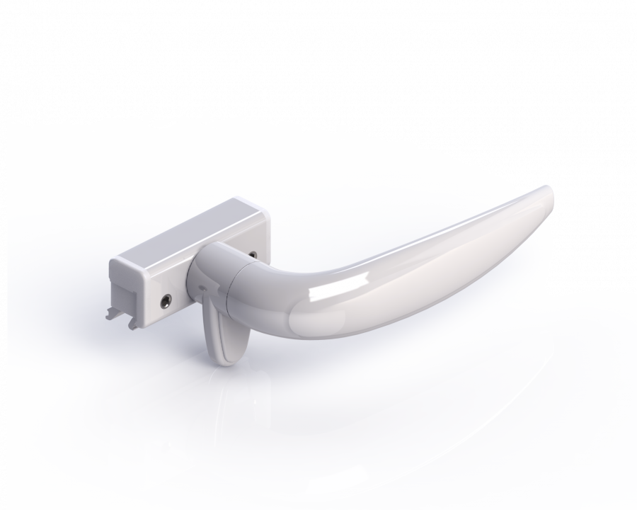 FECHO ALAVANCA INJETADO COM BAGUETE