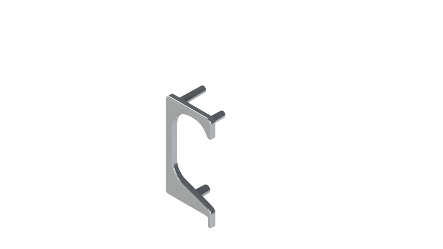 PAR DE PONTEIRAS VAZADAS | 15mm | 3 PINOS