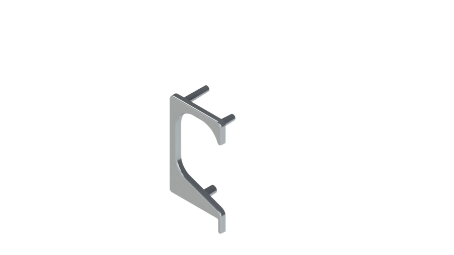 PAR DE PONTEIRAS VAZADAS | 15mm | 3 PINOS