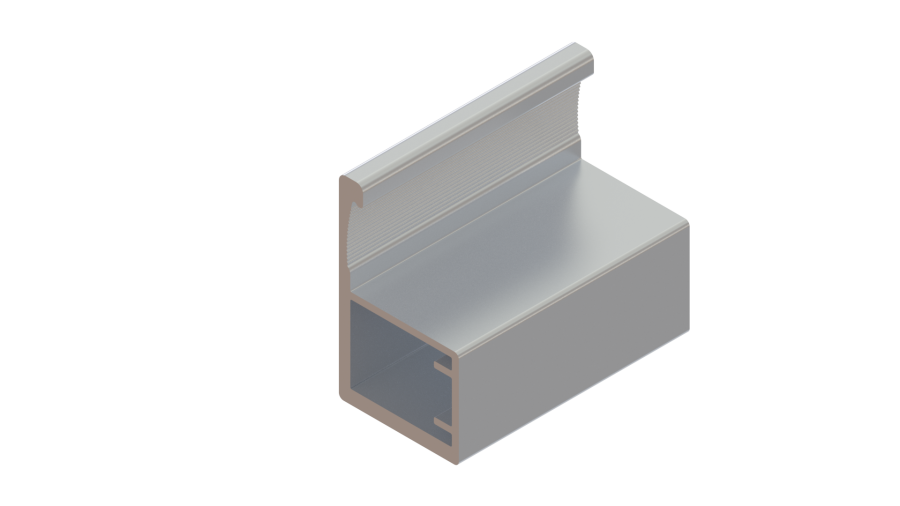 DES-2350 | PERFIL QUADRO C/ PUXADOR 26mm