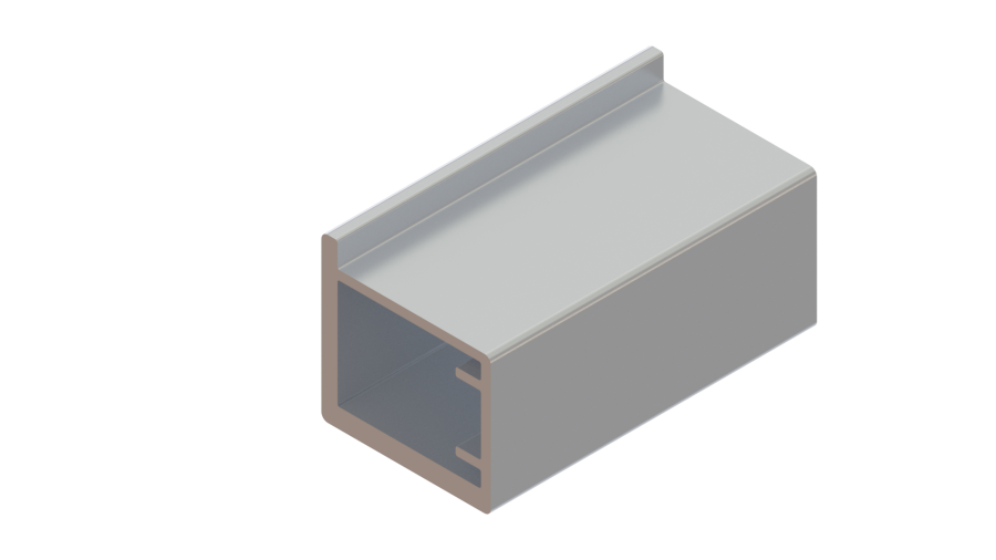 DES-2351 | PERFIL QUADRO VIDRO 26mm