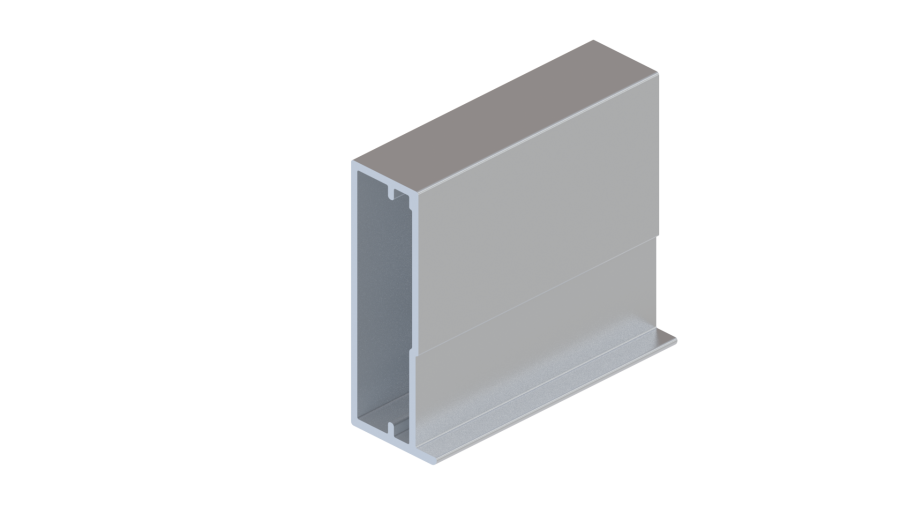 DES-2425 | PERFIL QUADRO PELE DE VIDRO