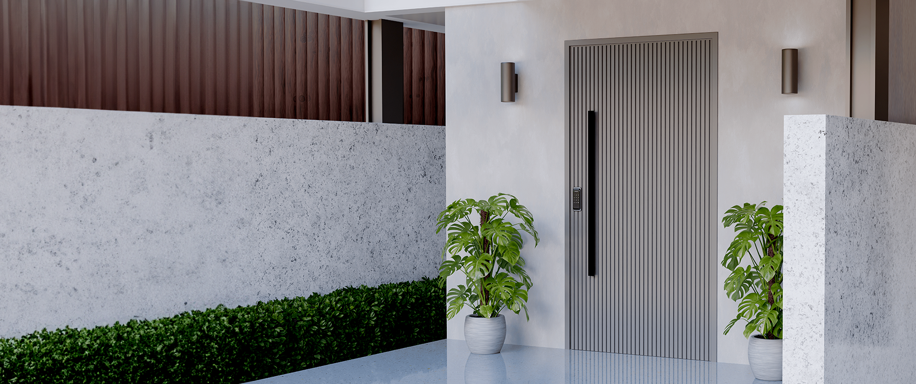 Lançamento Porta Pivotante Ripada