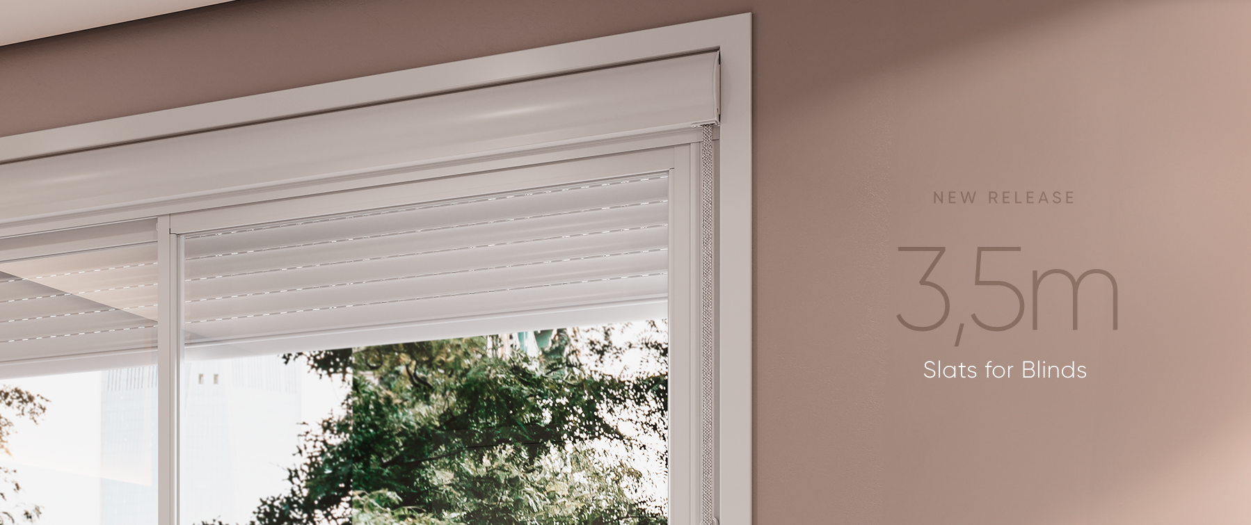 Practical 3.5 meter bars for blinds