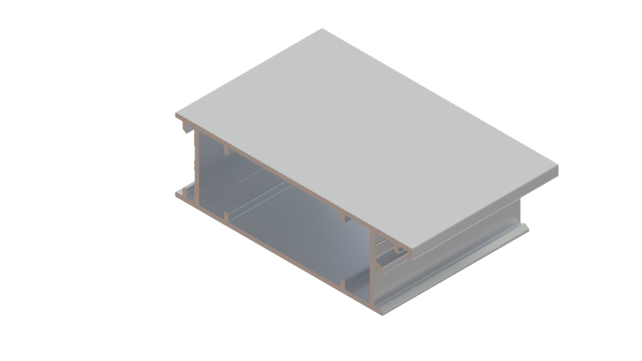 ALV-2580 | PERFIL FOLHA PORTA 81mm