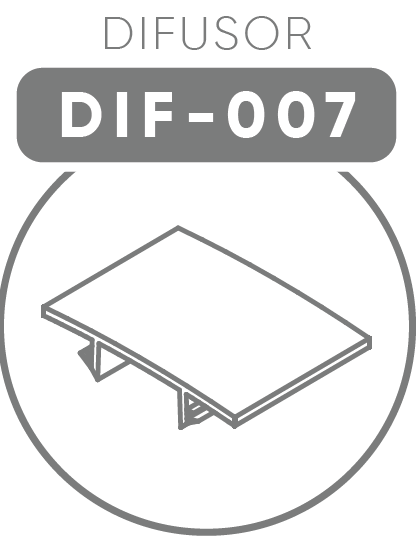 DIF-007 | DIFUSOR PARA LED