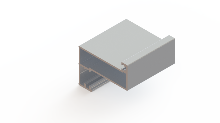 DES-2343 | PERFIL BATENTE PORTA DE CORRER