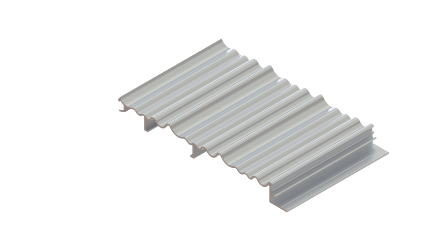 ALV-2584 | PERFIL RIPADO PASSO 120 | ECOAR