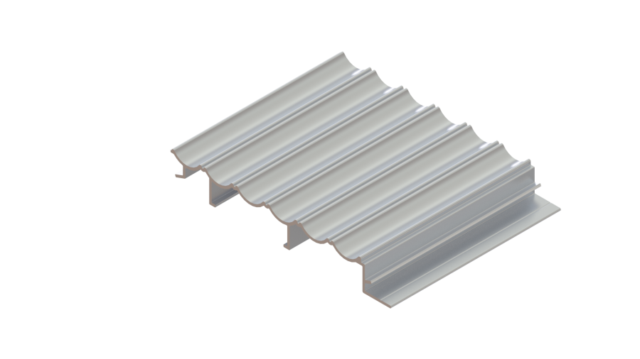 ALV-2585 | PERFIL RIPADO OND. PASSO 90 | SENSIA