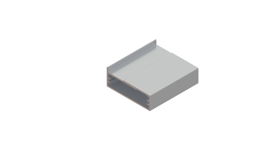 DES-1279 | PERFIL QUADRO DE VIDRO 45x14mm