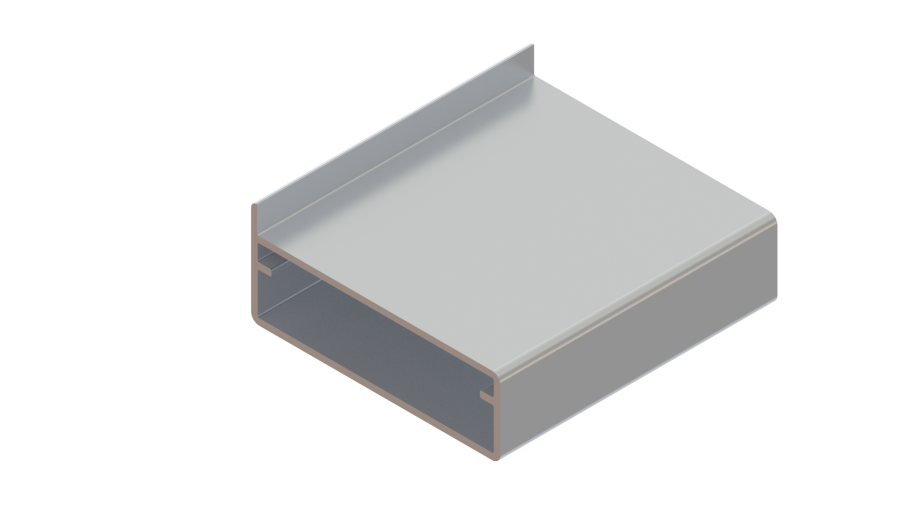 DES-3098 | PERFIL QUADRO DE VIDRO 45×18,8mm