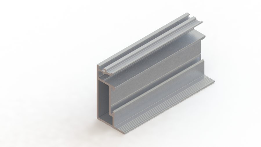 MGA-3022 | PERFIL MONTANTE SLIM INTERNO C/BAGUETE