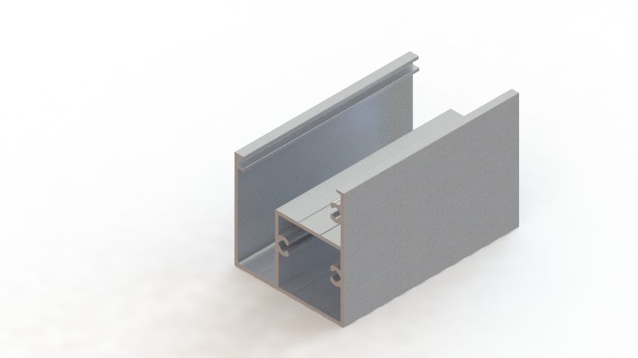 PRT-2703 | PERFIL MONTANTE VERTICAL QUADRO
